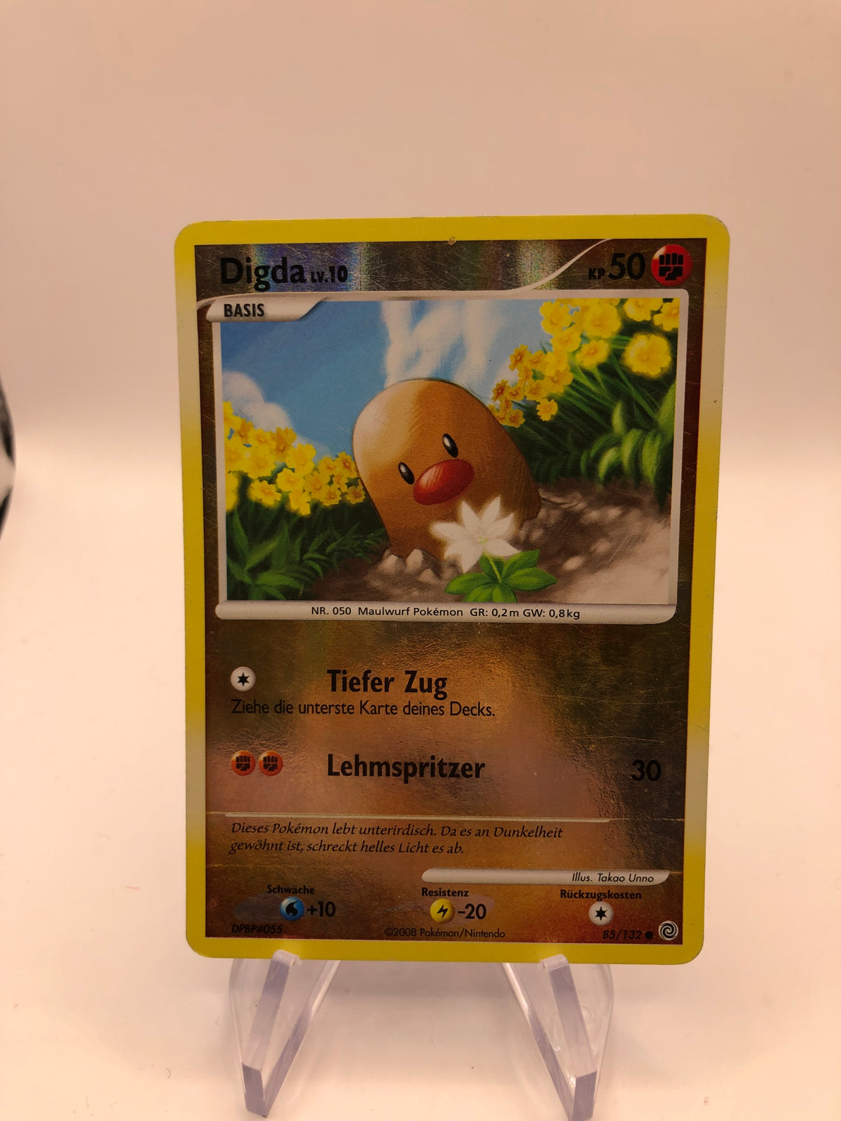 Pokemon Karte Revers Digda 85/132 Deutsch