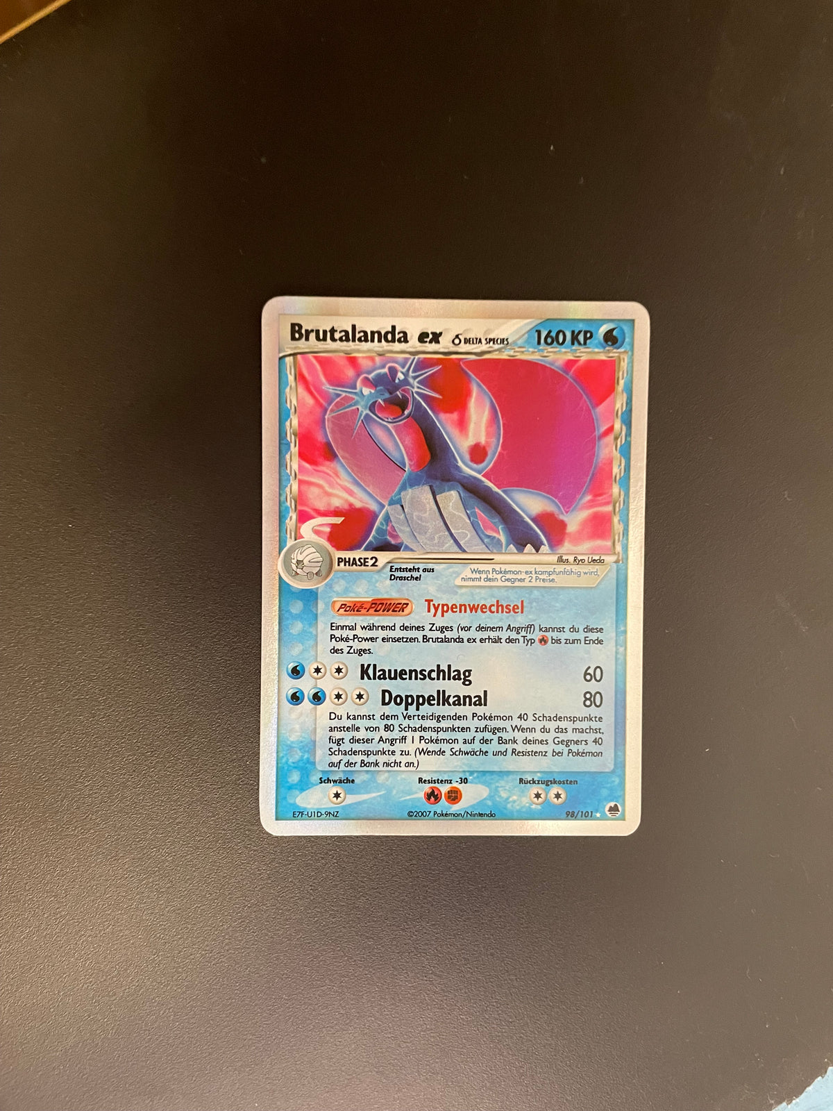 Pokemon Karte Ex Delta Species Brutalanda 98/101 Deutsch