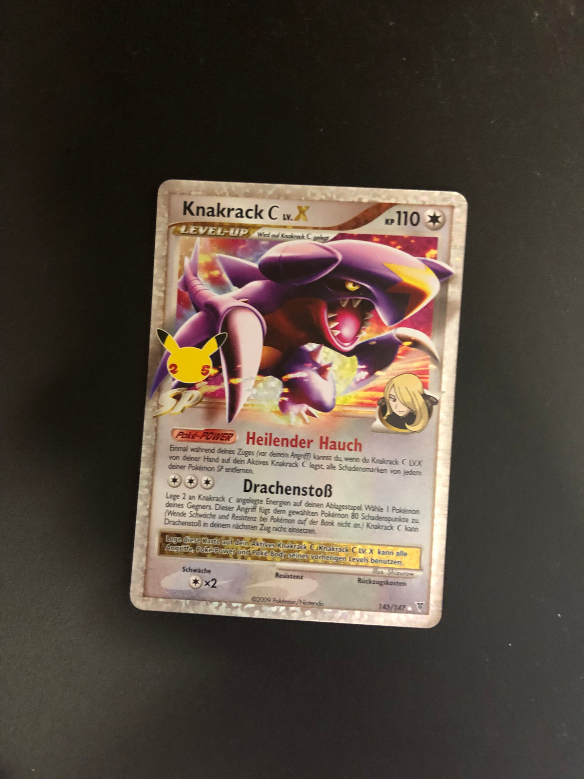 Pokemon Karte Celebration Knakrack 145/147 Deutsch