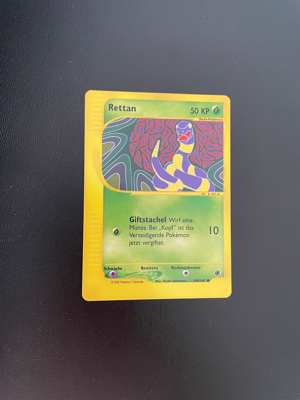 Pokemon Karte E-Series Rettan 108/165 Deutsch