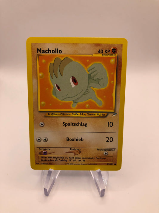 Pokemon Karte Neo Destiny Machollo 73/105 Deutsch