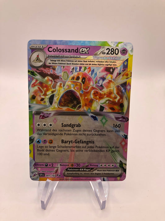 Pokemon Karte EX Colossand 91/191 Deutsch