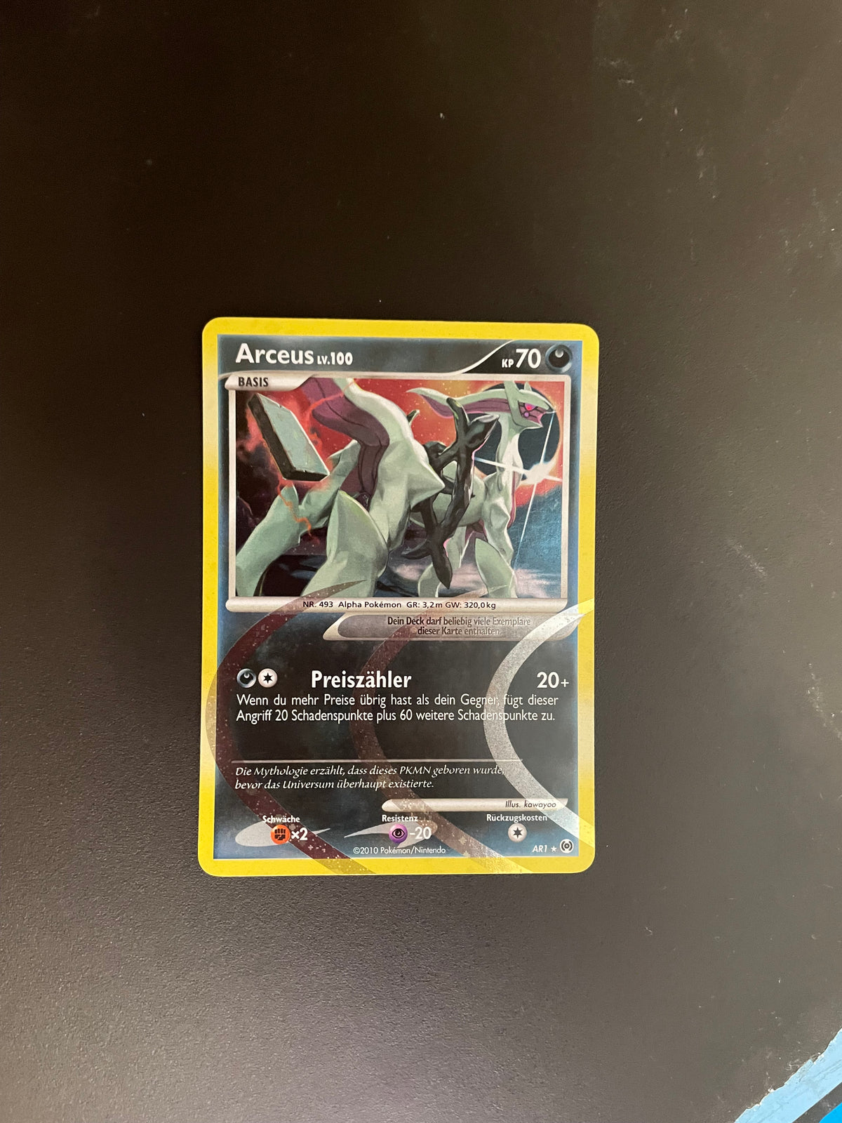 Pokemon Karte Holo Arceus AR1 Deutsch