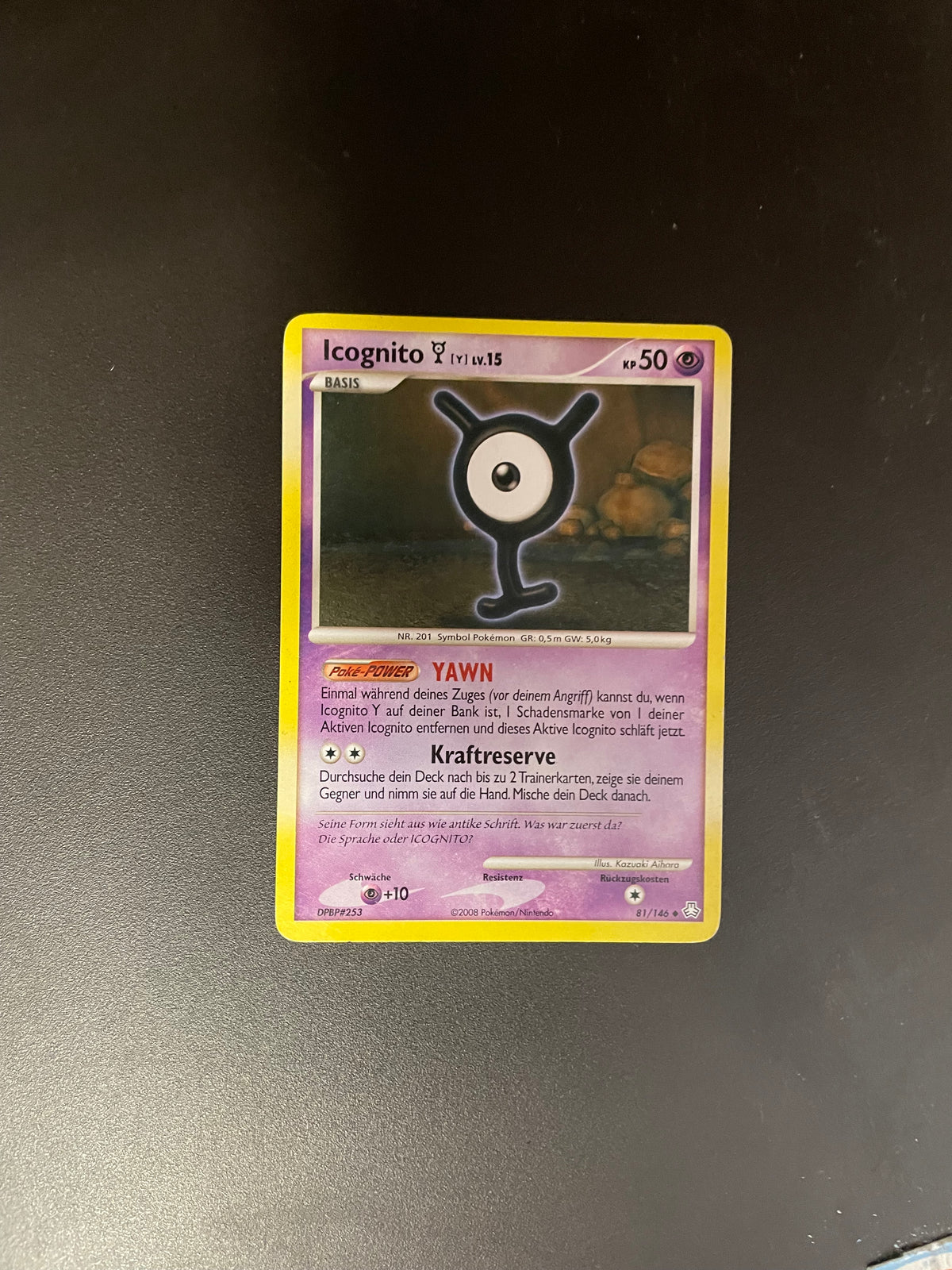Pokémon Karte Icognito 81/146 Deutsch