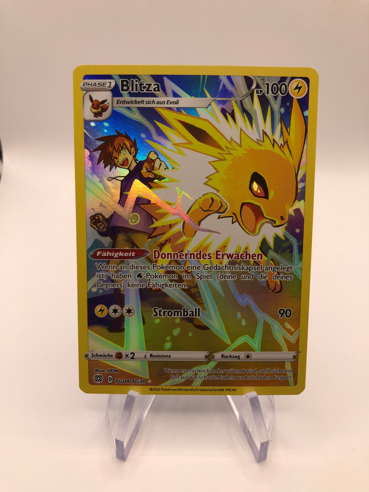 Pokemon Karte Art-Rare Blitza TG04/TG30 Deutsch