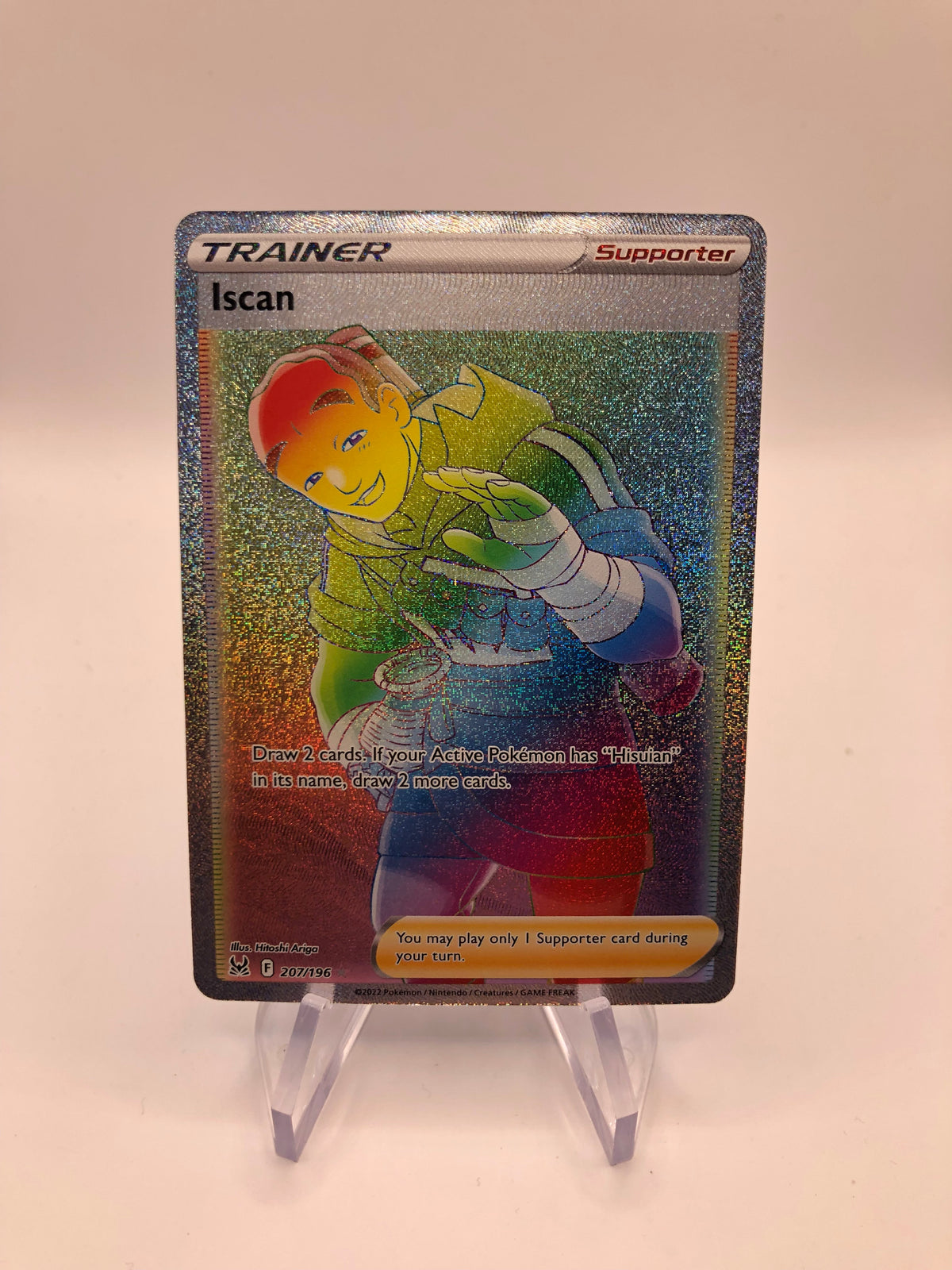 Pokémon Karte Trainer Rainbow Iscan  207/196 Englisch
