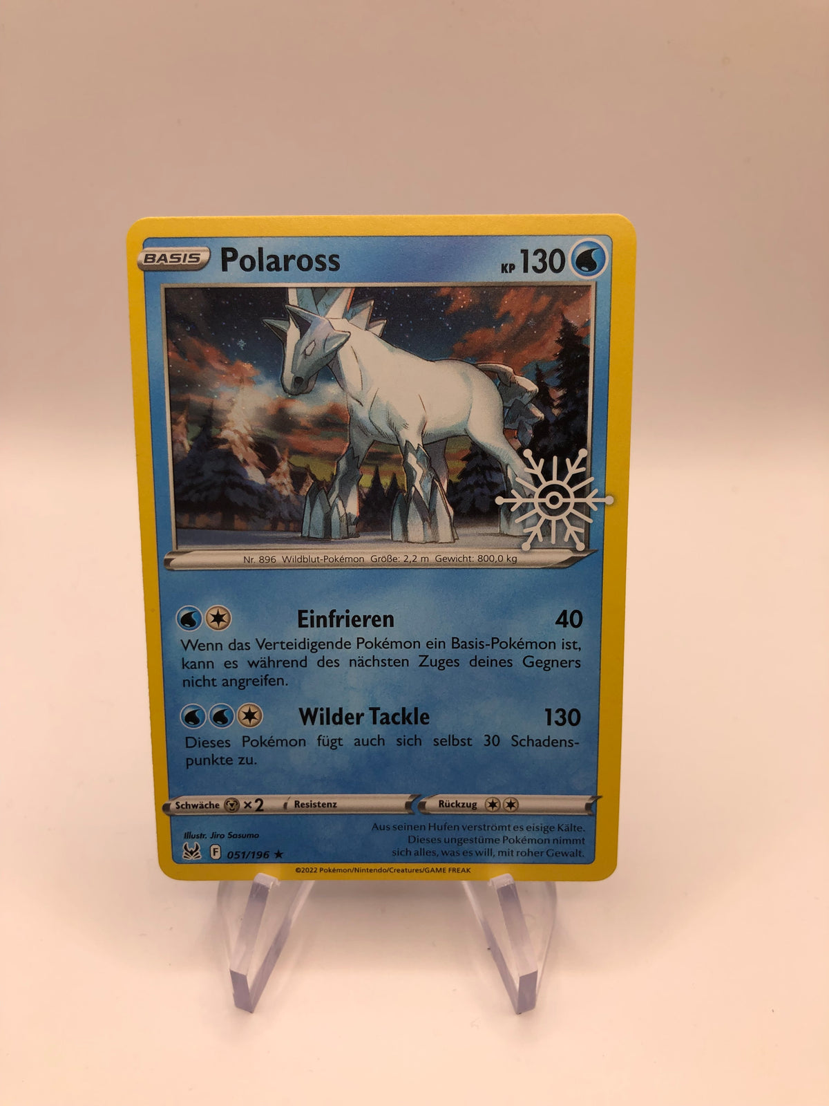 Pokemon Karte Holo Polaross 51/196 Deutsch