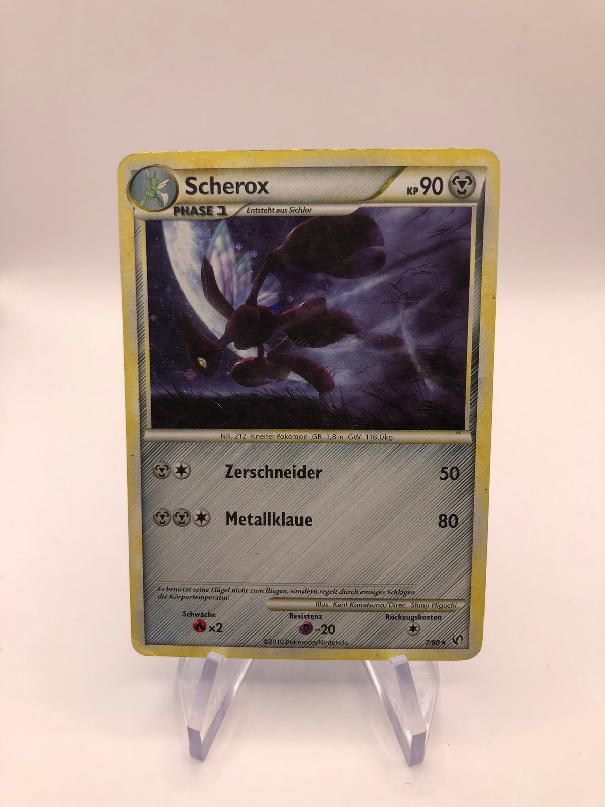 Pokemon Karten Holo Scherox 7/90 Deutsch