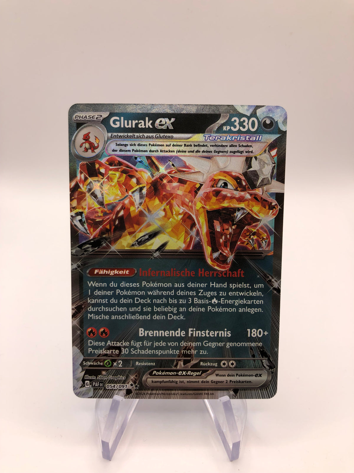 Pokemon Karte Ex Glurak 54/91 Deutsch