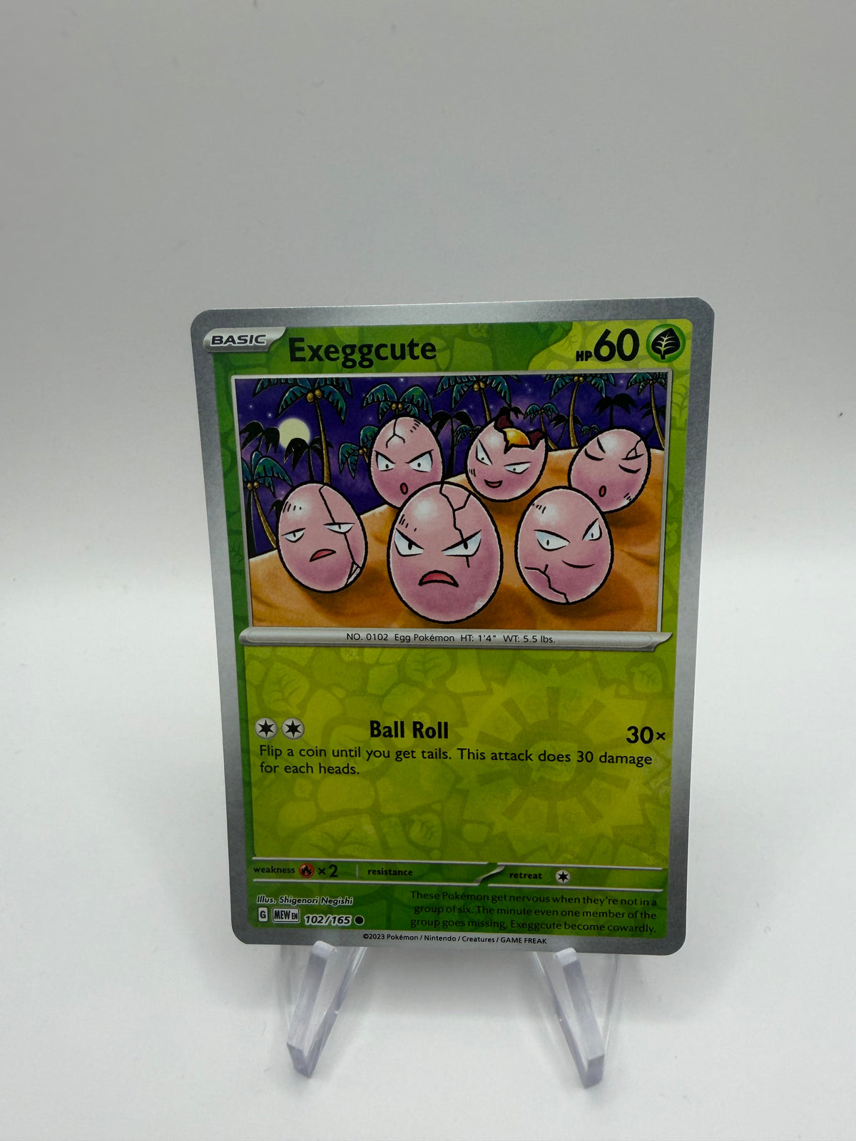 Pokemon Karte Reverse 151 Owei 102/165 Englisch