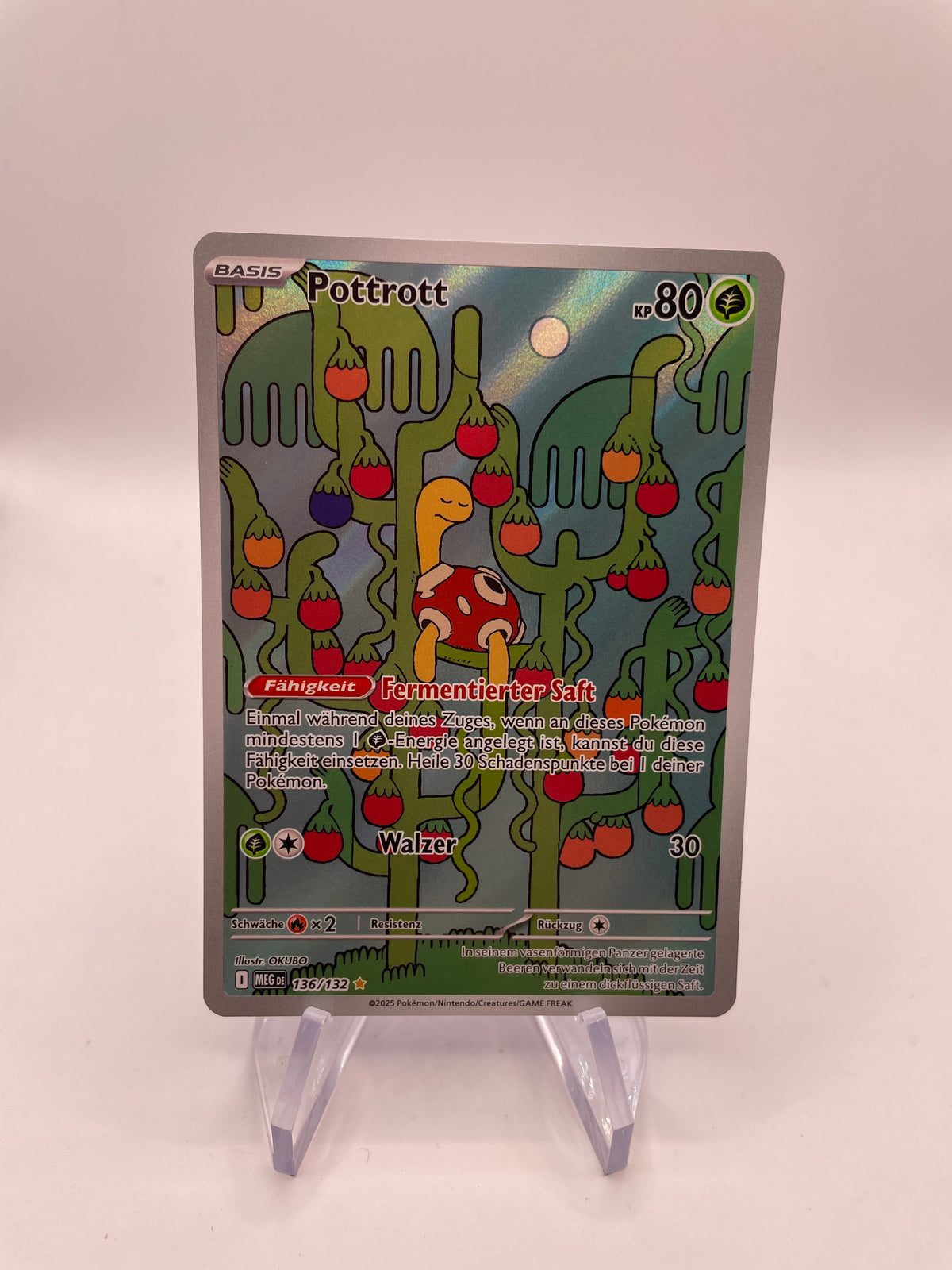 Pokémon Karte Art-Rare Pottrott 136/132 Deutsch