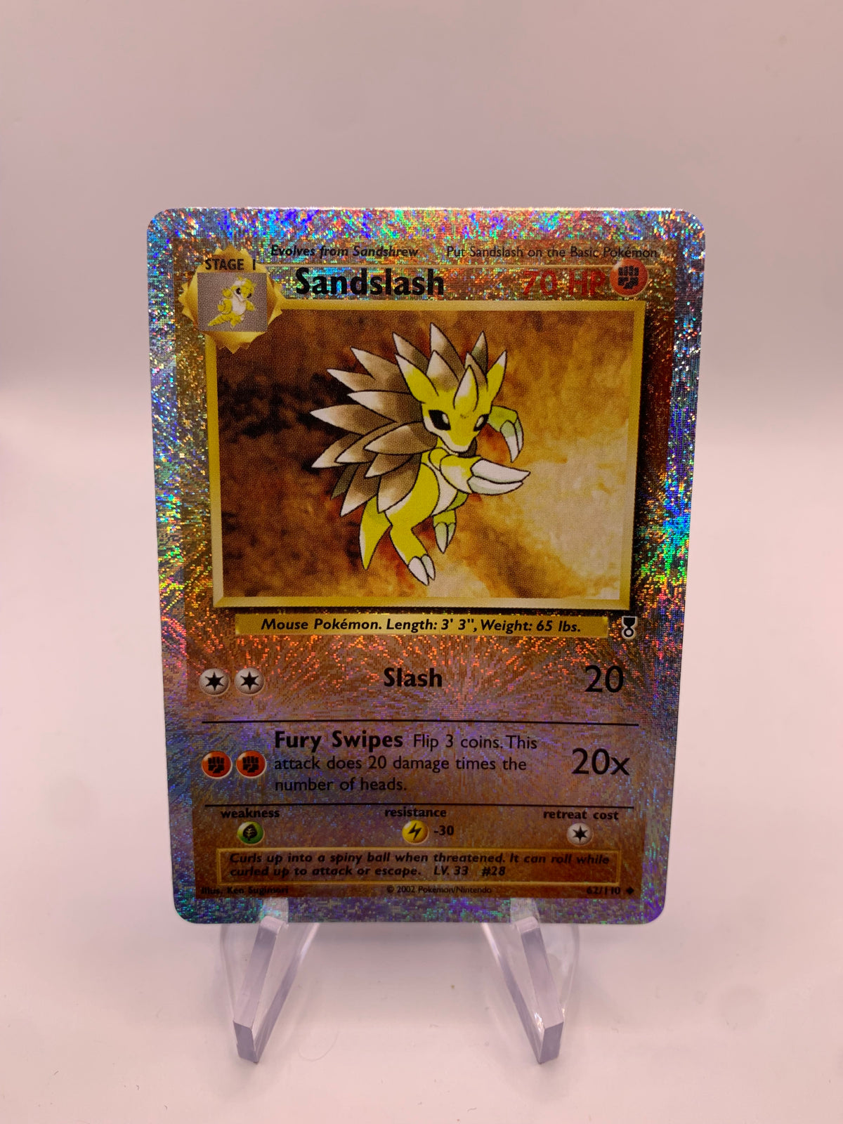 Pokemon Karte Legendary Collection Sandamer 62/110 Englisch