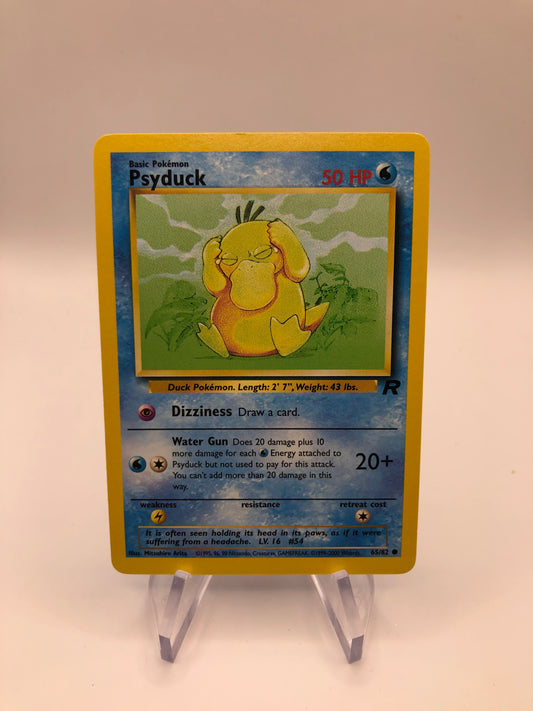 Pokemon Karte Enton 65/82 Rocket Englisch