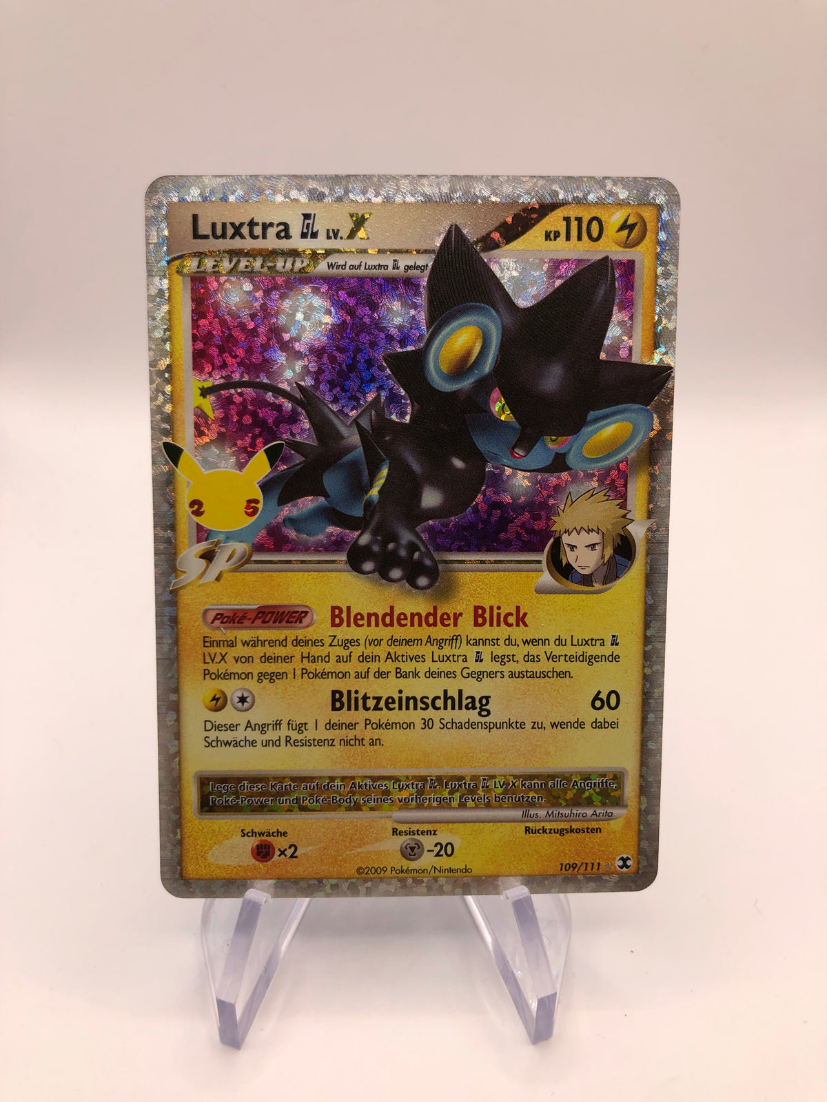 Pokemon Karte Celebration Luxtra 109/111 Deutsch