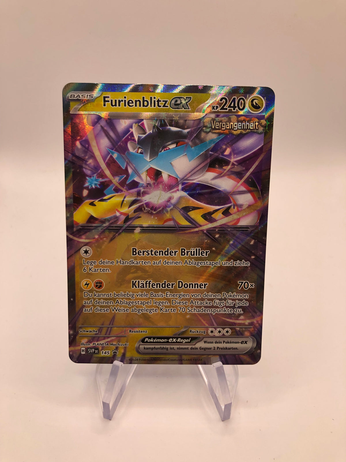 Pokemon Karte EX Promo Fueienblitz 145 Deutsch