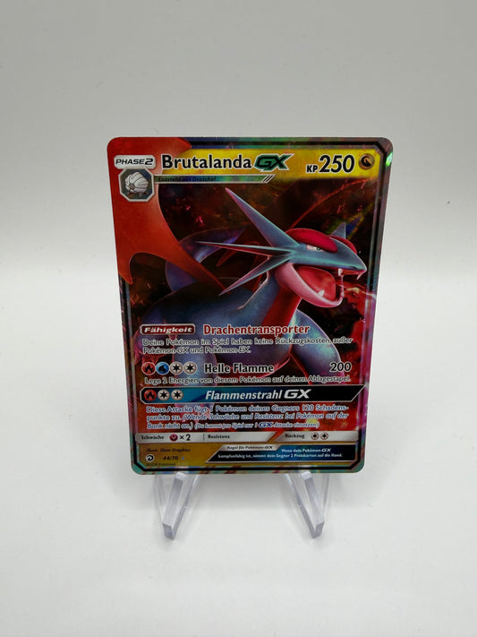 Pokemon Karte GX Brutalanda 44/70 Deutsch