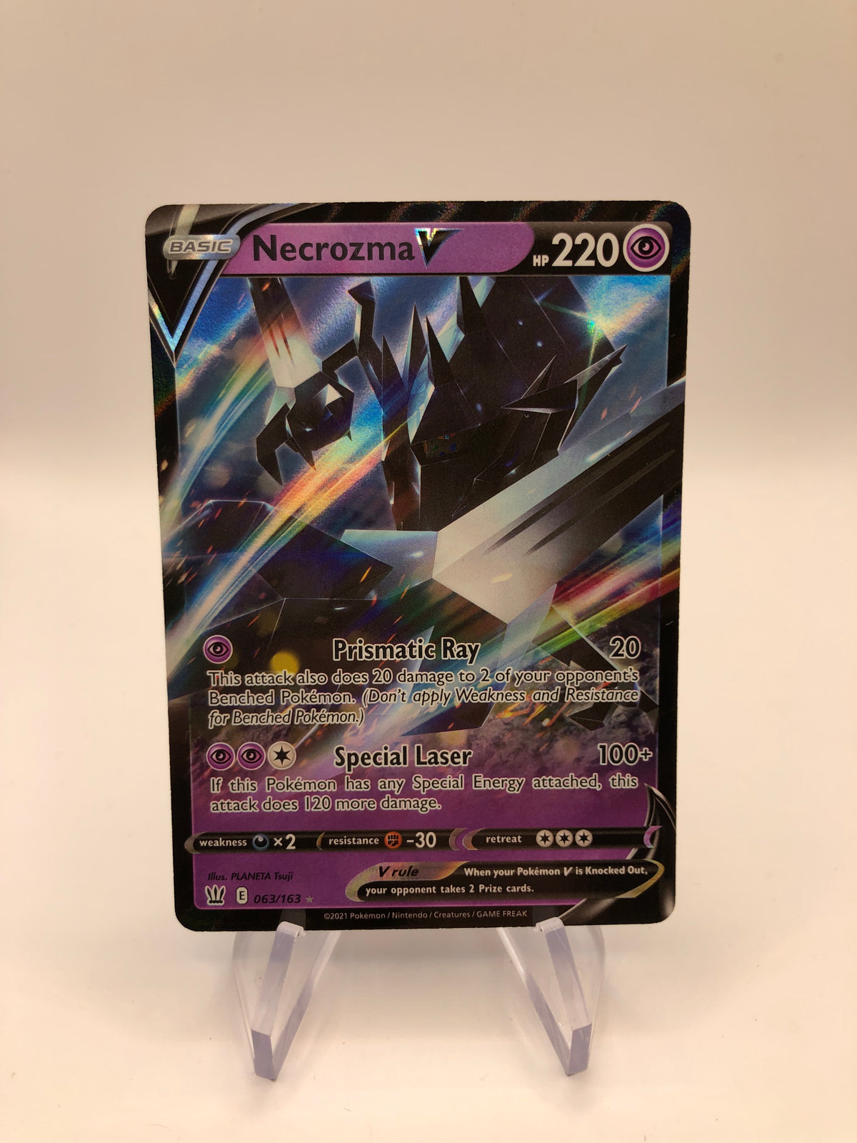 Pokemon Karte V Necrozma 63/163 Englisch