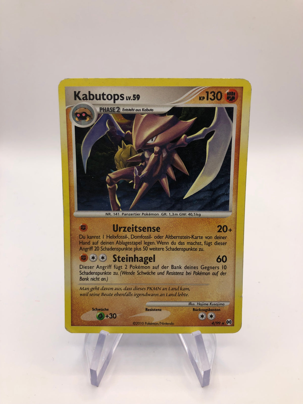 Pokemon Karte holo Kabutops 4/99 Deutsch