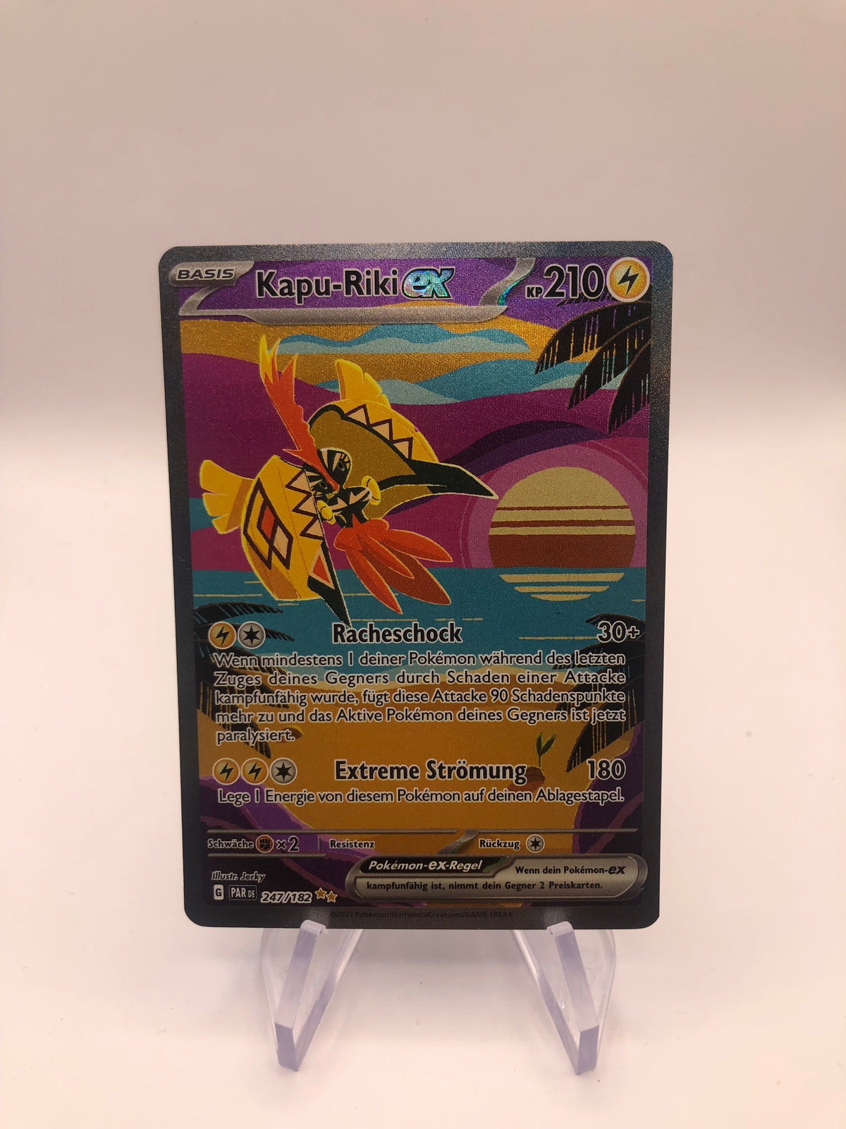 Pokemon Karte EX Alt Art Kabu Riki 247/182 Deutsch