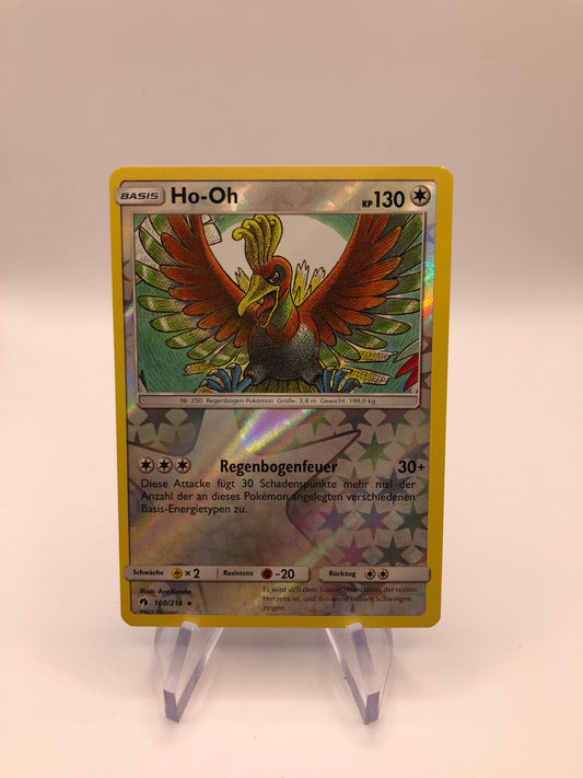 Pokemon Karte Revers Ho-Oh 160/214 Deutsch