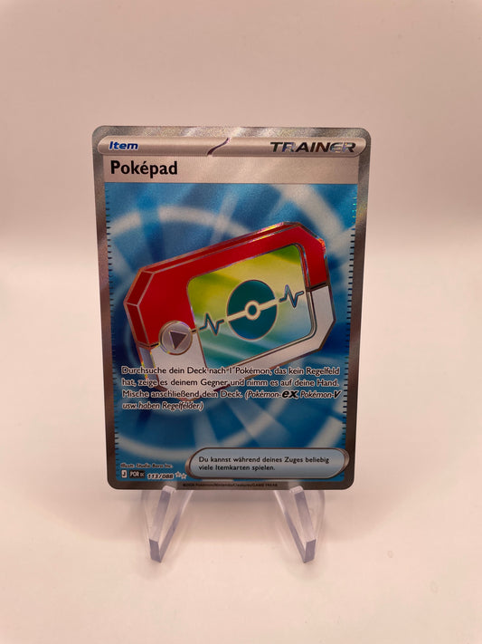 Pokémon Karte Trainer Pokepad 113/88 Deutsch