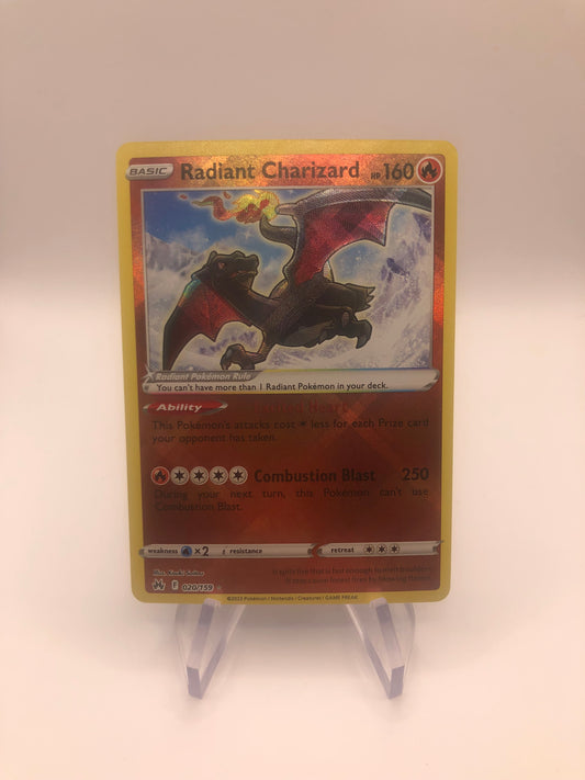 Pokemon Karte Shiny Glurak 20/159 Englisch