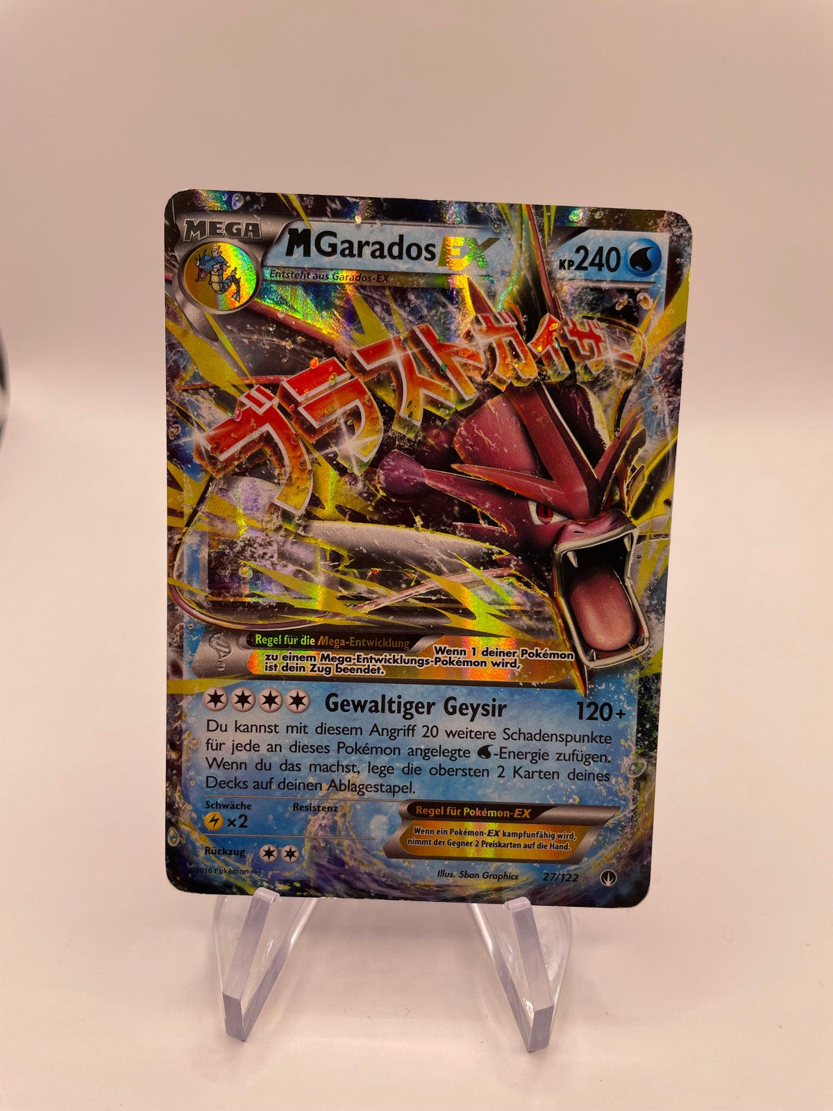 Pokemon Karte EX Mega 27/122 Deutsch
