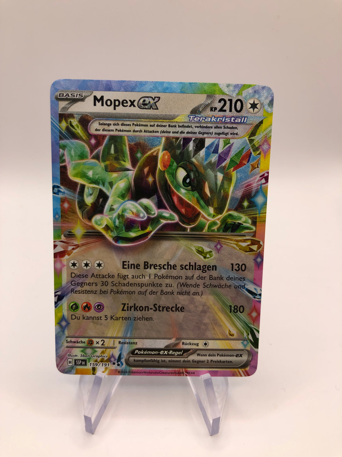 Pokemon Karte Ex Mopex 159/191 Deutsch