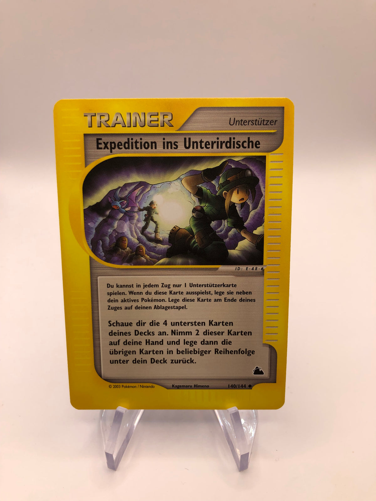 Pokemon Karte Trainer Expedition ins Unterirdische 140/144 Deutsch