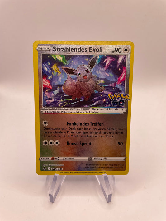 Pokemon Karte Revers Promo Strahlendes Evoli SWSH230 Deutsch