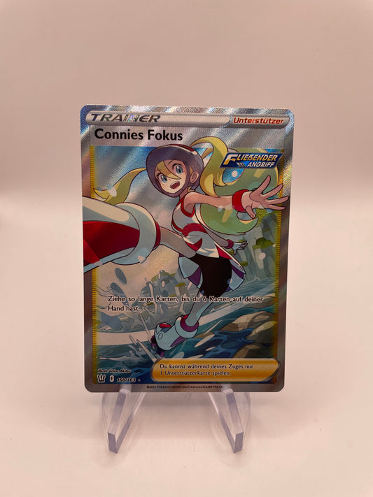 Pokemon Karte Trainer Connies Fokus 160/163 Deutsch