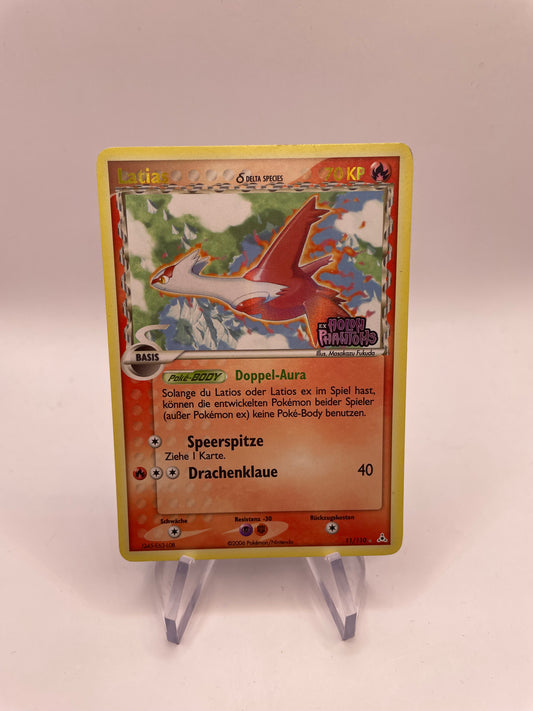 Pokemon Karte Stamp Latias 11/110 Deutsch