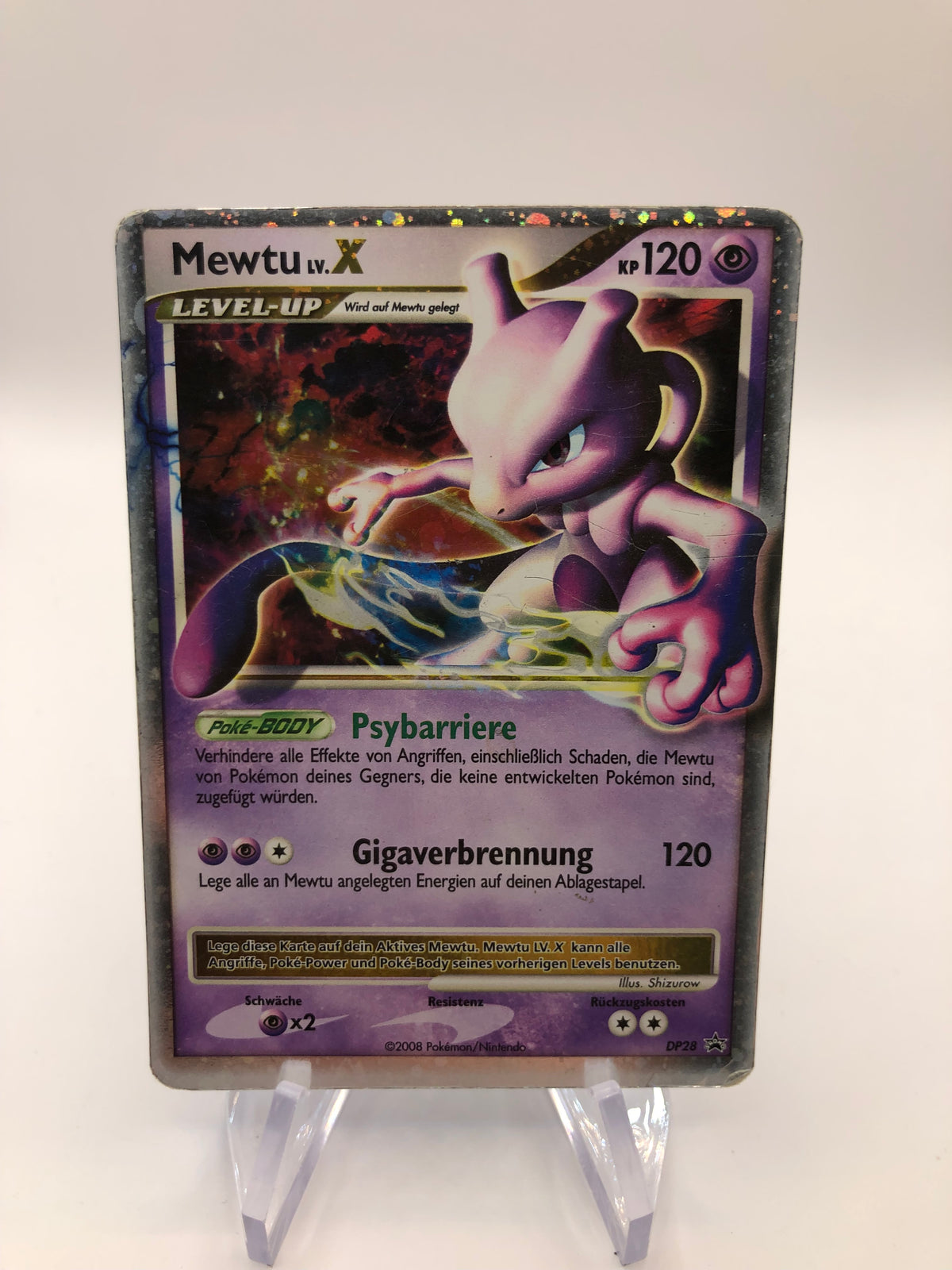 Pokemon Karte Lv.X Promo Mewtu DP28 Deutsch