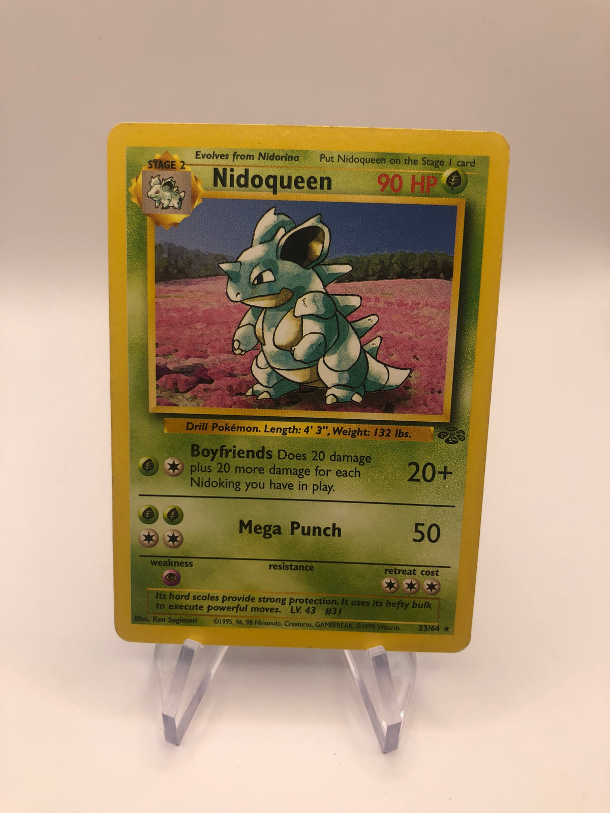 Pokemon Karte Jungel Nidoqueen 23/64 Englisch