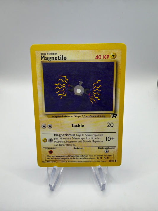 Pokemon Karte Magnetilo 60/82 Rocket Deutsch