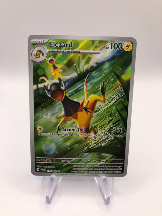 Pokemon Karte Art-Rare Elezard 177/167 Deutsch