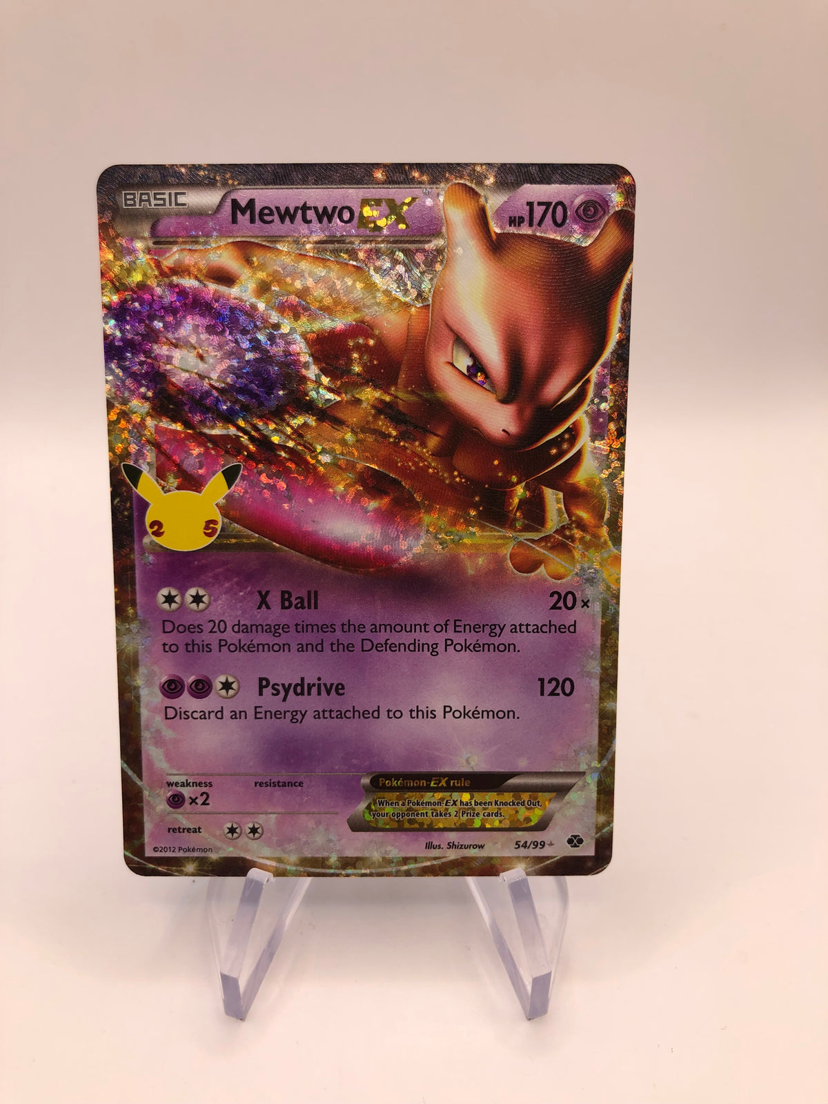 Pokemon Karte Celebration EX Mewtwo 54/99 Englisch