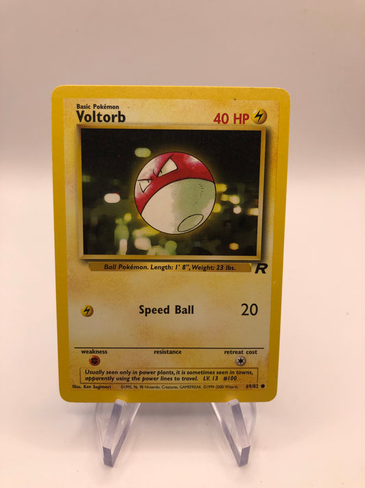 Pokemon Karte Voltobal 69/82 Rocket Englisch