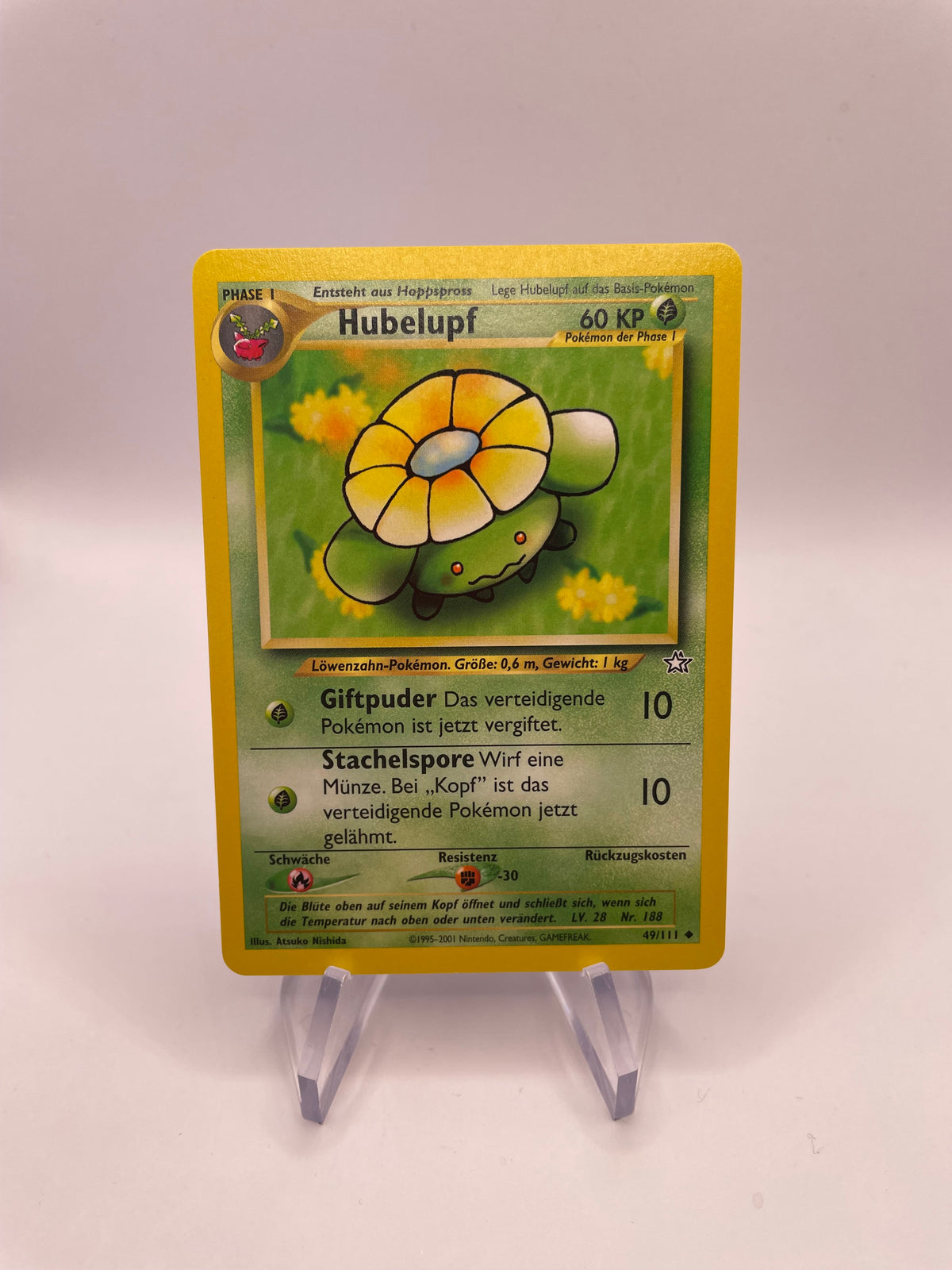 Pokemon Karte Hubelupf Neo Genesis 49/111 Deutsch