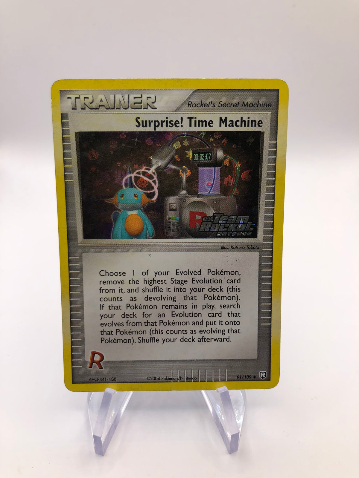 Pokemon Karte Stamp Trainer Surprise! Time Machine 91/109 Deutsch