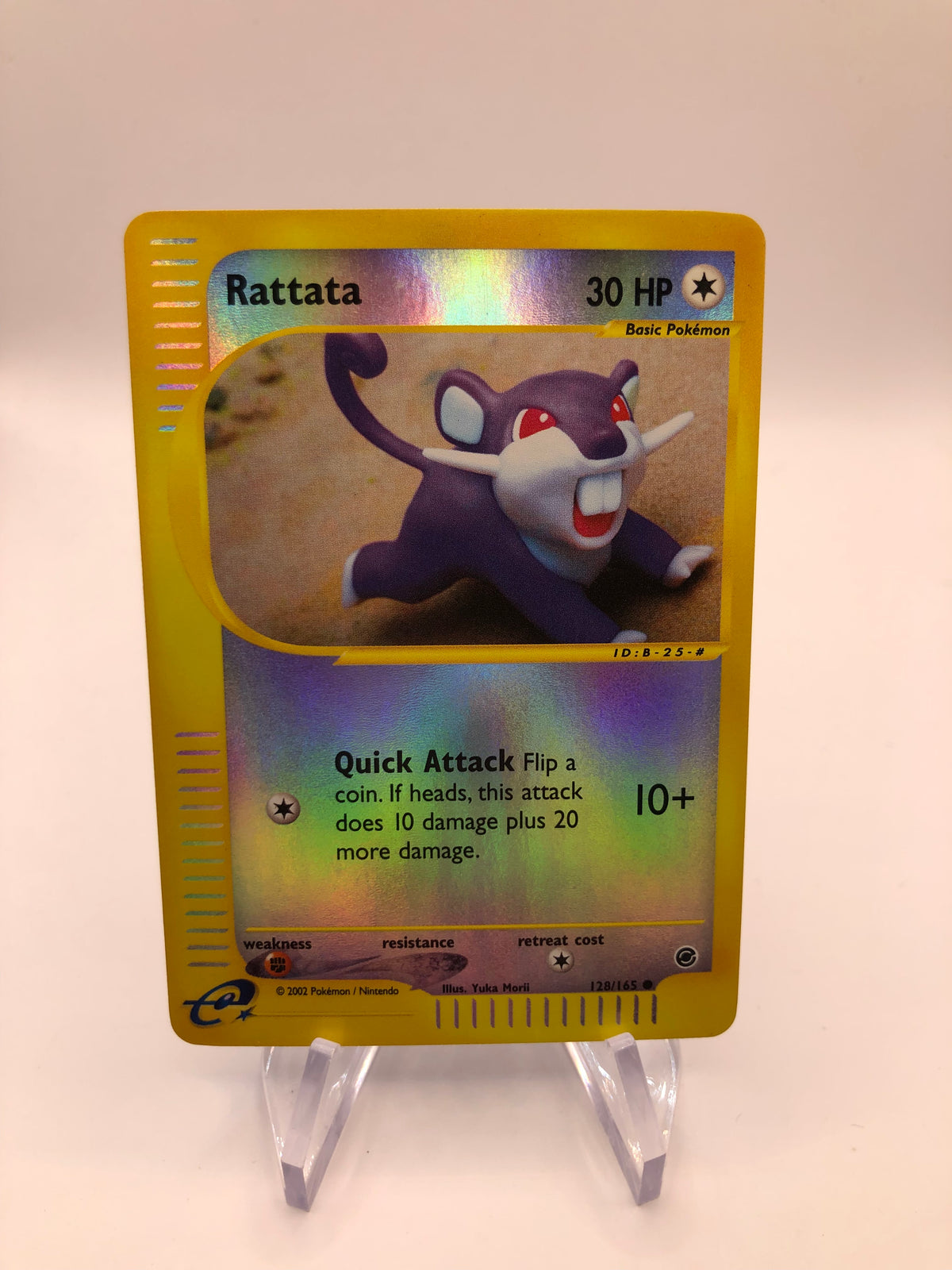 Pokemon Karte E-Serie Rattfratz 128/165 Englisch