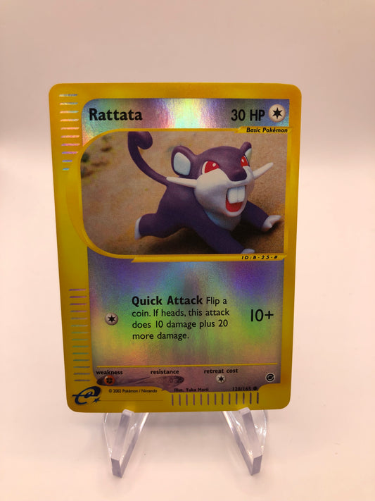 Pokemon Karte E-Serie Rattfratz 128/165 Englisch