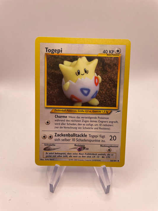 Pokemon Karte Neo Destiny Togepi 56/105 Deutsch