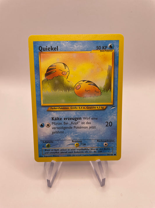 Pokemon Karte Quiekel Neo Destiny 84/105 Deutsch
