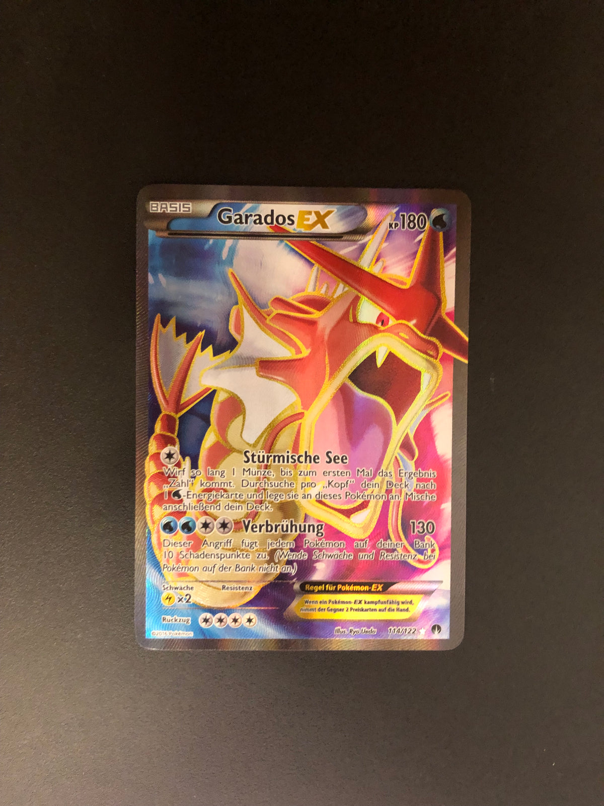 Pokemon Karten Ex Shiny Garados 114/122 Deutsch