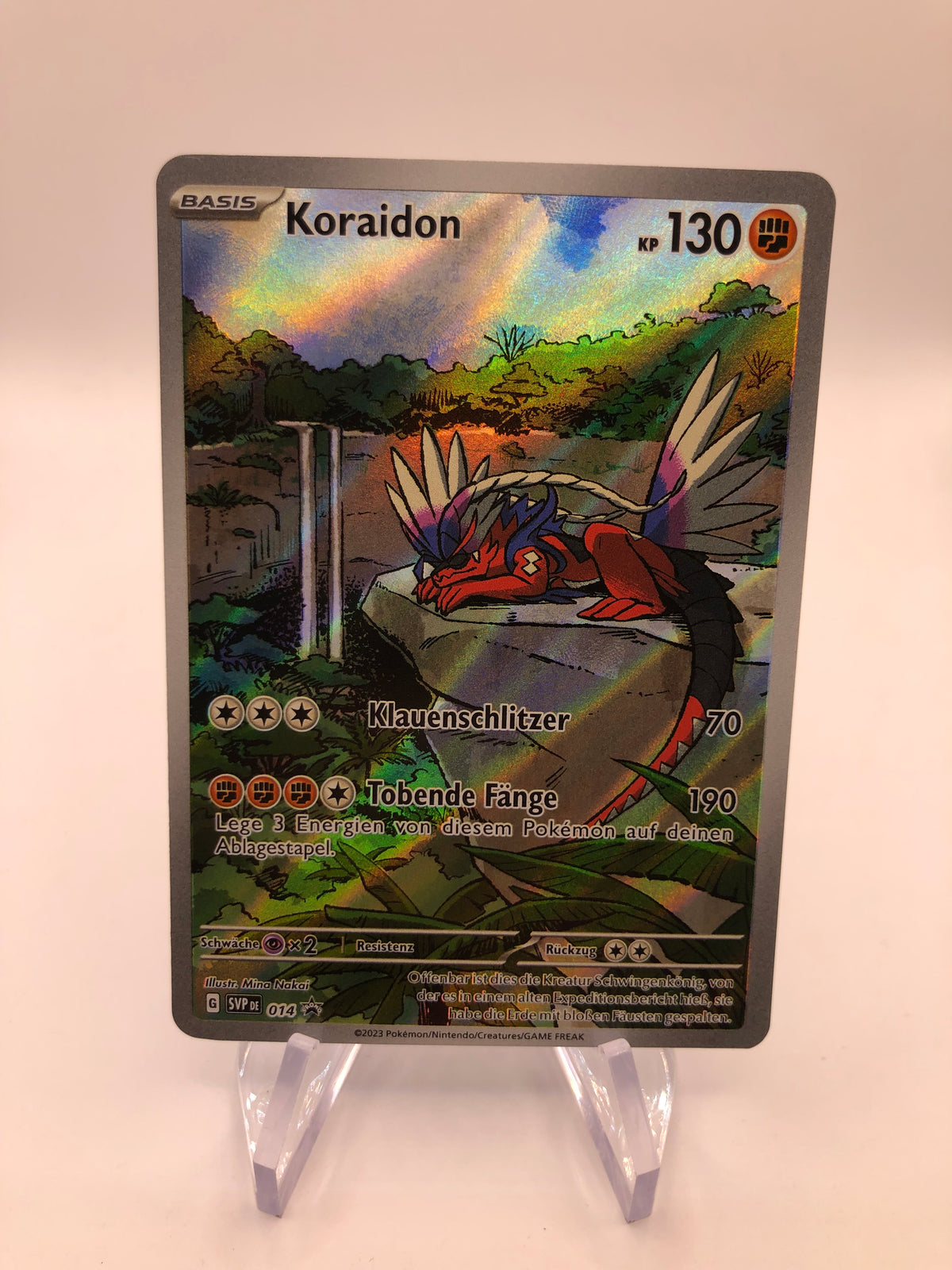 Pokemon Karte Promo Art-Rare Koraidon 014 Deutsch