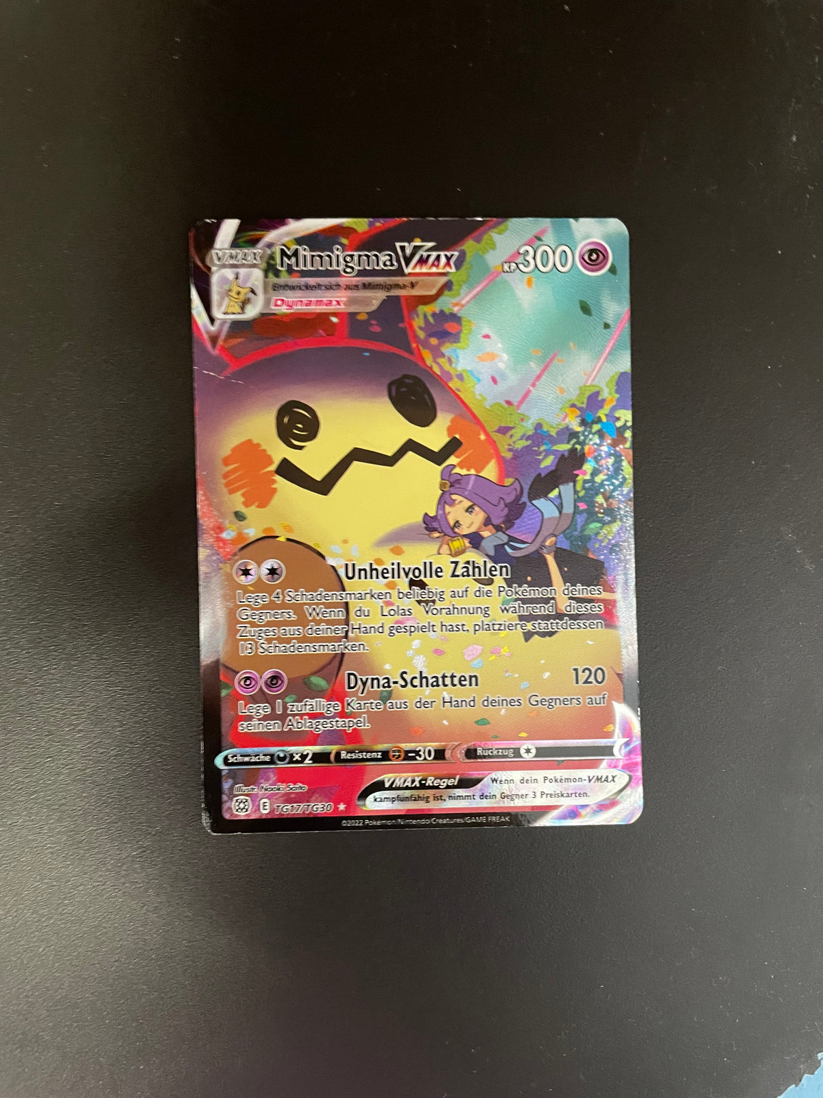 Pokemon Karte Vmax Mimigma TG17/TG30 Deutsch