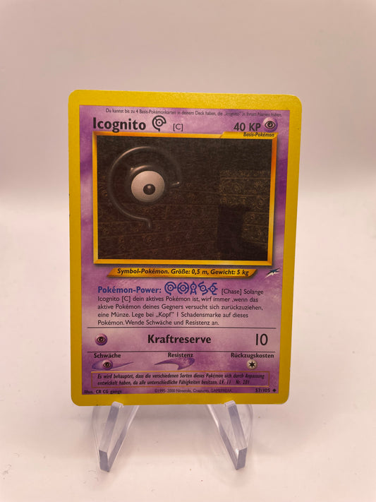 Pokemon Karte Neo Destiny Icognito 57/105 Deutsch