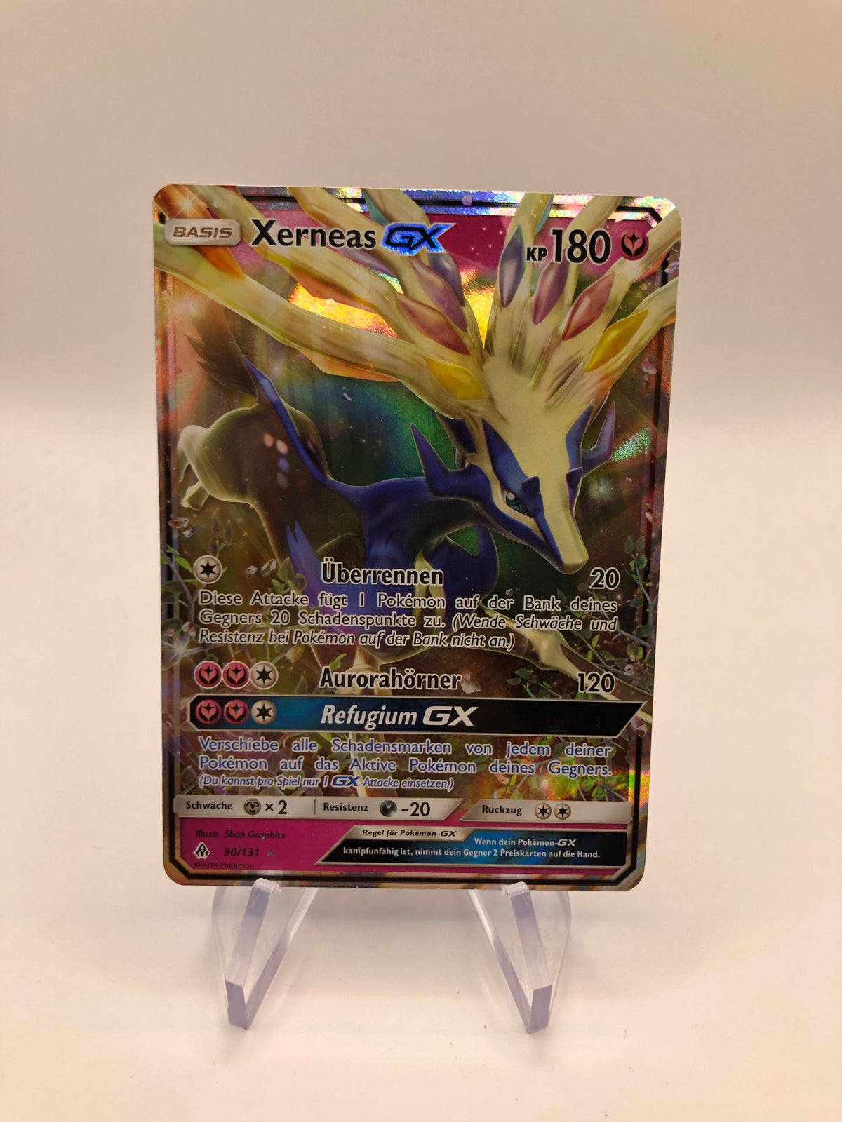 Pokemon Karten GX Xerneas 90/131 Deutsch