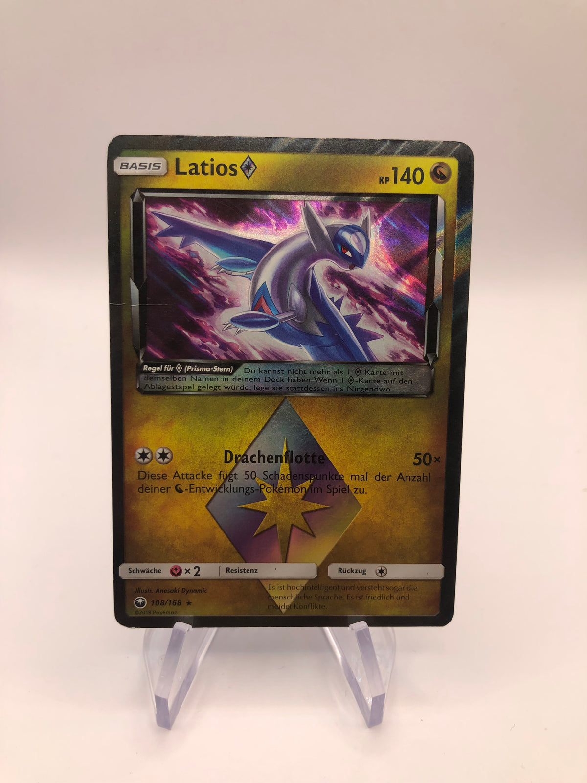 Pokemon Karte Latios 108/168 Deutsch